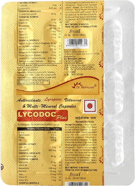 Lycodoc Plus Strip Of 10 Capsules