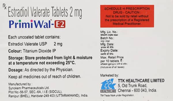 Primiwal E2 Strip Of 10 Tablets