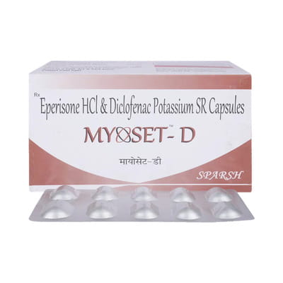 Myoset D Strip Of 10 Capsules