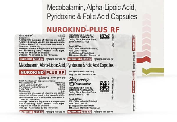Nurokind Plus Rf Strip Of 10 Capsules