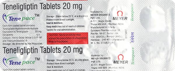 Tenepace 20Mg Strip Of 10 Tablets