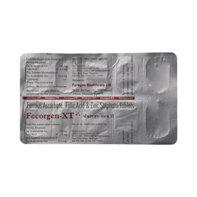 Fecorgen Xt Strip Of 10 Tablets
