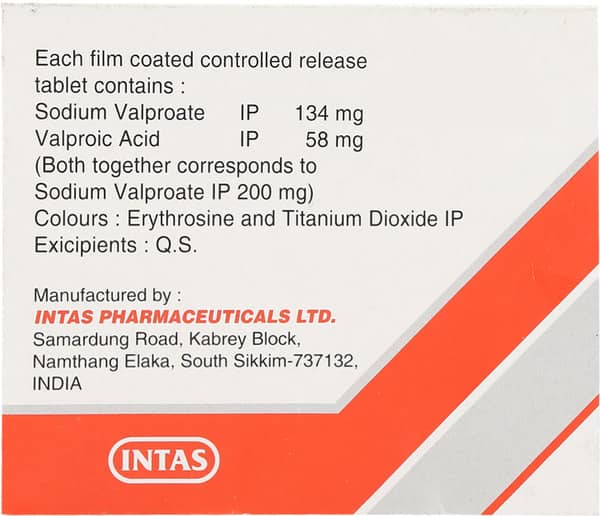 Valprol Cr 200mg Strip Of 15 Tablets