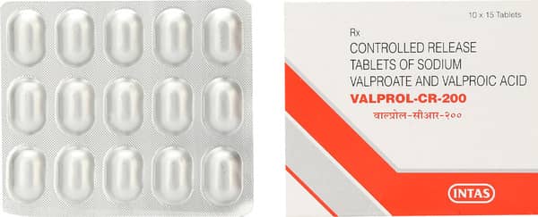 Valprol Cr 200mg Strip Of 15 Tablets