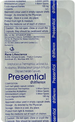 Presential Strip Of 10 Capsules