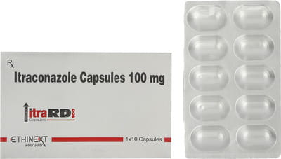 Itra Rd 100mg Strip Of 10 Capsules