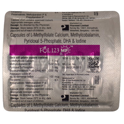 Fol 123 Mf Strip Of 10 Softgel Capsules