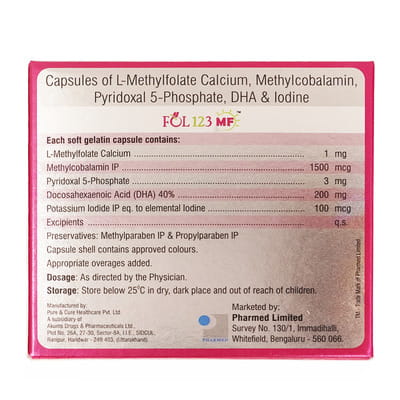 Fol 123 Mf Strip Of 10 Softgel Capsules