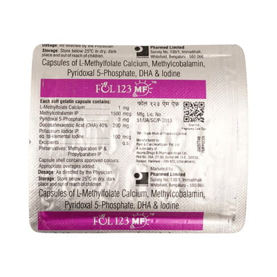Fol 123 Mf Strip Of 10 Softgel Capsules