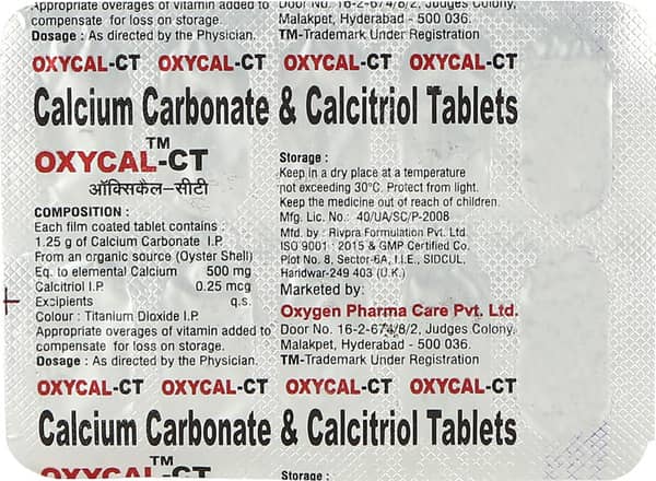 Oxycal Ct Strip Of 10 Tablets
