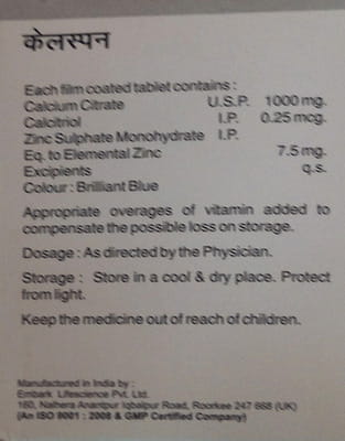 Calspen Strip Of 10 Tablets