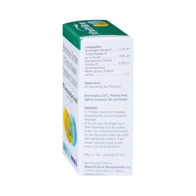 Timobrim Bottle Of 5ml Eye Drops
