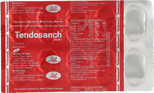 Tendosanch Strip Of 10 Tablets