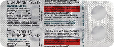 Sartel Ln 40mg Strip Of 10 Tablets