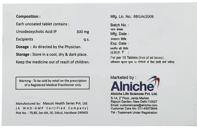 Udgrace 300mg Strip Of 10 Tablets