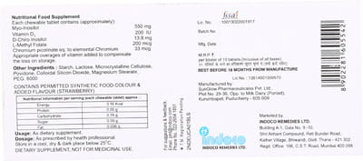 D Chiro Plus Strip Of 10 Chewable Tablets