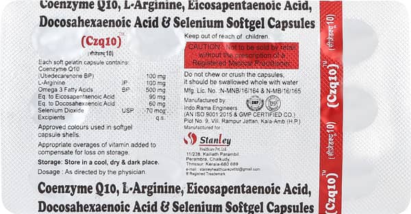 Czq 10 Strip Of 10 Capsules