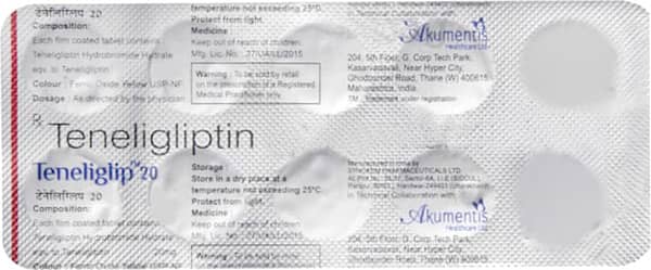 Telniglip 20mg Strip Of 10 Tablets