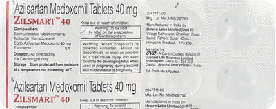 Zilsmart 40mg Strip Of 10 Tablets