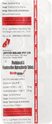 Monteshine F Strip Of 10 Tablets