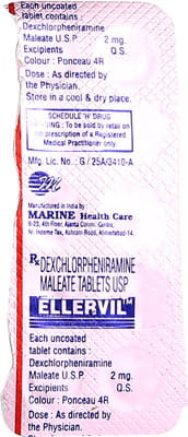 Ellervil 2mg Strip Of 10 Tablets