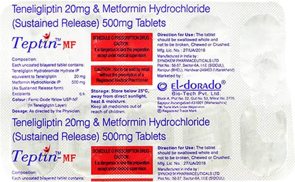 Teptin Mf Strip Of 10 Tablets