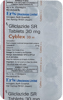 Cyblex Xr 30mg Strip Of 15 Tablets