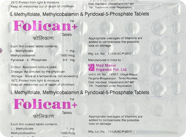 Folican Plus Strip Of 30 Tablets