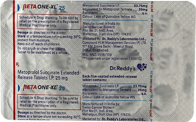 Betaone Xl 25mg Strip Of 15 Tablets