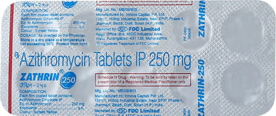 Zathrin 250mg Strip Of 10 Tablets