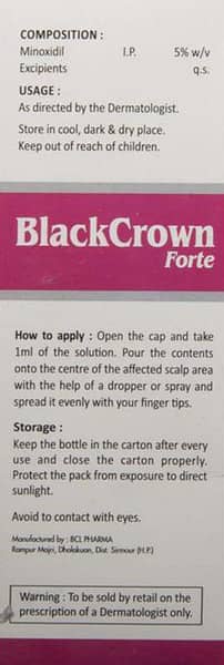 Blackcrown Forte 5% Bottle 60ml Solution