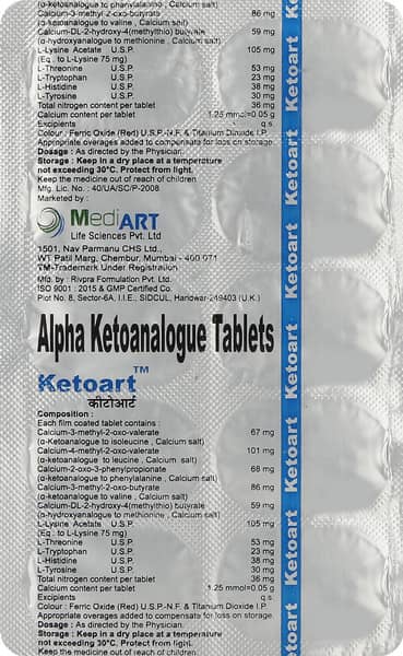 Ketoart Strip Of 10 Tablets