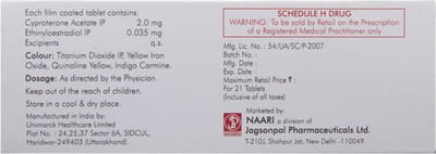 Cystelia 35mg Strip Of 21 Tablets