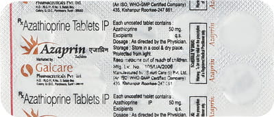 Azaprin 50mg Strip Of 10 Tablets