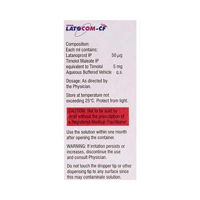 Latocom Cf Bottle Of 10ml Eye Drops