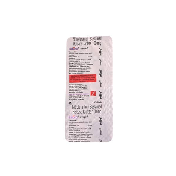 Infura 100mg Strip Of 10 Tablets