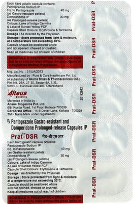 Prat Dsr Strip Of 10 Capsules