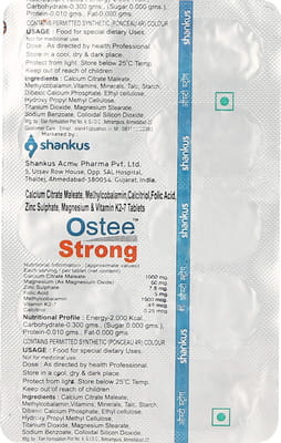Ostee Strong Strip Of 10 Tablets