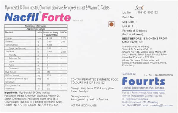 Nacfil Forte Strip Of 10 Tablets