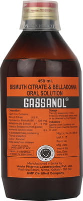 Gassanol Bottle Of 450ml Syrup