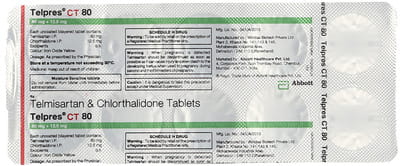 Telpres Ct 80/12.5mg Strip Of 10 Tablets