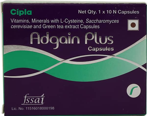 Adgain Plus Strip Of 10 Capsules