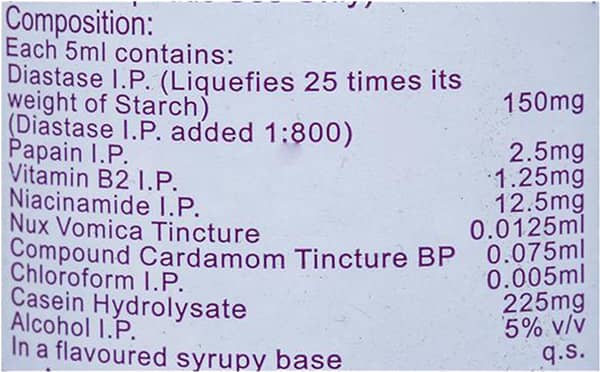 Carmozyme Syrup