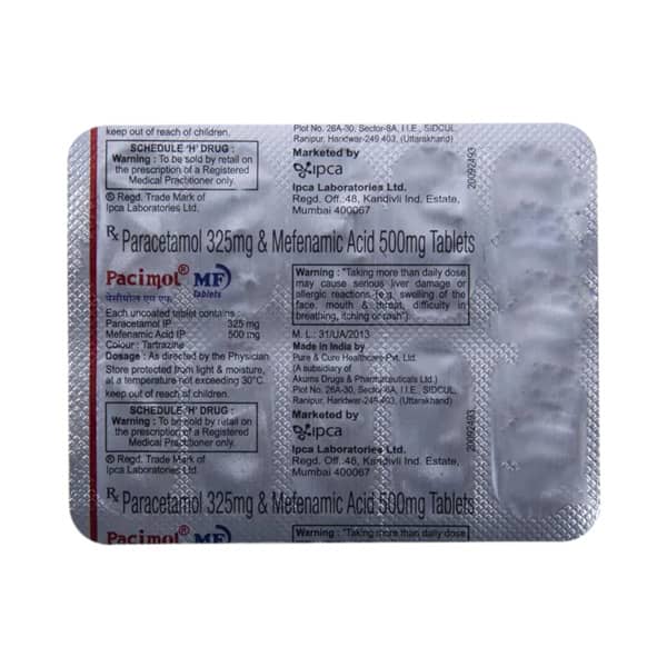 Pacimol Mf Strip Of 10 Tablets