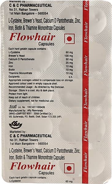 Flowhair Strip Of 10 Capsules