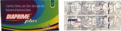 Diaprime Plus Strip Of 10 Tablets