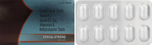 Zencal Strong Strip Of 10 Tablets
