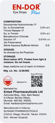 Endor Plus Bottle Of 5ml Eye Drops