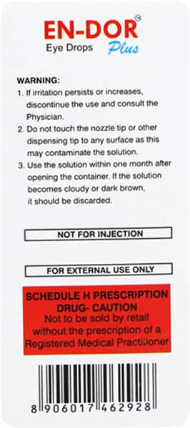 Endor Plus Bottle Of 5ml Eye Drops