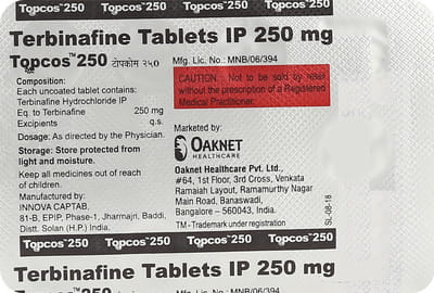 Topcos 250mg Strip Of 7 Tablets